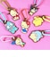 サンリオ 日焼け キティ ラバーマスコット付きカラビナ Sanrio