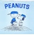 スヌーピー 3ポケットポーチ BASEBALL PEANUT グレー SNOOPY