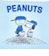 スヌーピー 3ポケットポーチ BASEBALL PEANUT グレー SNOOPY