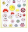 内藤ルネ ファンシー ぷくぷくジェリーシール 立体シール 文具