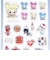 内藤ルネ アイコン ぷくぷくジェリーシール 立体シール 文具
