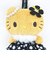 サンリオ 日焼け キテ レオパード カラビナマスコット (ブラック) Sanrio