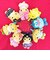 サンリオ 日焼け キテ レオパード カラビナマスコット (ブラック) Sanrio