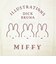 ミッフィー miffy エコバッグ (ブルー)