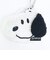 スヌーピー ミニカラビナフェイスポーチ ブラック SNOOPY