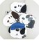 スヌーピー ミニカラビナフェイスポーチ ブラック SNOOPY