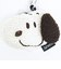 スヌーピー ミニカラビナフェイスポーチ モカ SNOOPY