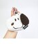 スヌーピー ミニカラビナフェイスポーチ モカ SNOOPY