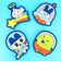 たまごっち 30th まめっち ラバークリップ 文具