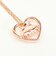 サンリオ ポムポムプリン オープンハートクラウンペンダント ピンクゴールド ネックレス アクセサリー 日本製 Sanrio