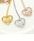 サンリオ ポムポムプリン オープンハートクラウンペンダント ピンクゴールド ネックレス アクセサリー 日本製 Sanrio
