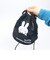 ミッフィー miffy メッシュ巾着ショルダーバッグ ブラック