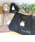 ミッフィー miffy メッシュ巾着ショルダーバッグ ブラック
