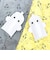 ムーミン ニョロニョロ PVCエコポシェ グレー エコバッグ MOOMIN