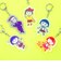 ちびまる子ちゃん まる子 蓄光アクリルキーホルダー (おんぷ)