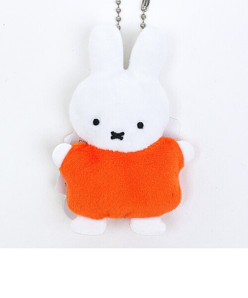 ミッフィー miffy ダンス ぷちマスコットキーホルダー (オレンジ