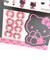 サンリオ ハローキティ デコステッカー ブラックピンク シール 文具 Sanrio