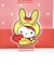 サンリオ ハローキティ × ロディ アクリルクリップ 日本製 文具 Sanrio