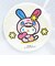 サンリオ シナモロール ＆ ウサハナ × ロディ 缶バッチ2個セット シナモン 日本製 Sanrio