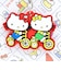 サンリオ ハローキティ ラバーキーホルダー アクティブ シリーズ (レッド) Sanrio