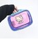 サンリオ 日焼けキティ クリアポーチ ピンク×スカイブルー Sanrio
