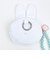 ミッフィー miffy なきがお フェイスポーチ (ブルー) ビジューシリーズ