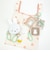 ミッフィー miffy おやすみ フェイスポーチ (イエロー) ビジューシリーズ
