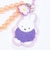 ミッフィー miffy おかお ワッペンキーホルダー (ピンク) ビジューシリーズ