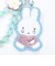 ミッフィー miffy なきがお ワッペンキーホルダー (ブルー) ビジューシリーズ