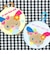 サンリオ 日焼け ウサハナ サークルさがらポーチ (ブルー) Sanrio