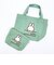 ミッフィー miffy ミニトートバッグ ミント ミッフィーフェイス ランチ