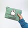 ミッフィー miffy 刺繍帆布ポーチ(M) ミント ミッフィーフェイス