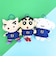 クレヨンしんちゃん シロ ぬいぐるみマスコット サッカー日本代表ver SAMURAI BLUE