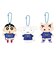 クレヨンしんちゃん ぶりぶりざえもん ぬいぐるみマスコット サッカー日本代表ver SAMURAI BLUE