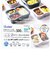 サンリオ ハローキティ 抗菌セパレート型タイトランチボックス(500ml) 水彩コスメ 弁当箱 日本製 Sanrio