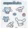 サンリオ シナモロール リフレクターステッカー シール シナモン 文具 Sanrio