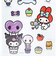 サンリオキャラクターズ リフレクターステッカー シール 文具