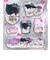 サンリオ ハローキティ キラキラカプセルシール ゼブラ柄 文具 Sanrio