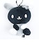 サンリオ ウサハナ ボールチェーンマスコット モノクロシリーズ Sanrio