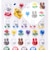 ミッフィー miffy ぽてジェムシール ブラウン 文具 日本製