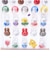 ミッフィー miffy ぽてジェムシール ブラウン 文具 日本製