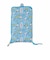 スヌーピー 折りたたみトートバッグ フラワー ブルー トラベル SNOOPY