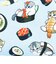 モフサンド お寿司 がま口ミニポーチ ちりめん mofusand