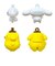サンリオ シナモロール ポムポムプリン PVCペアキーホルダー マスコット sanrio