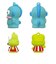 サンリオ ハンギョドン けろけろけろっぴ PVCペアキーホルダー マスコット sanrio