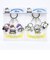 サンリオ あひるのペックル 3連アクリルキーホルダー Sanrio 日本製