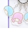 サンリオ リトルツインスターズ 4連アクリルキーホルダー フェイス キキララ 日本製 Sanrio