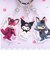 サンリオ クロミ 3連アクリルキーホルダー 日本製 Sanrio