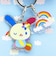 サンリオ ウサハナ 2連ラメ入りアクリルキーホルダー (にじ) Sanrio