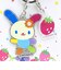 サンリオ ウサハナ 2連ラメ入りアクリルキーホルダー (いちご) Sanrio